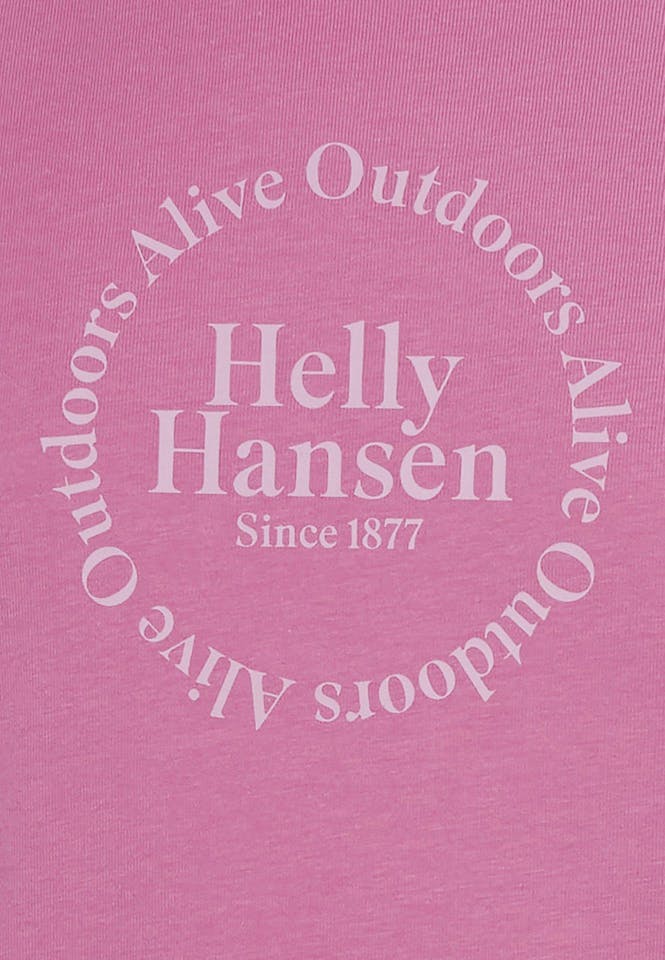 Helly Hansen Jr Graph Tee Pink 02
