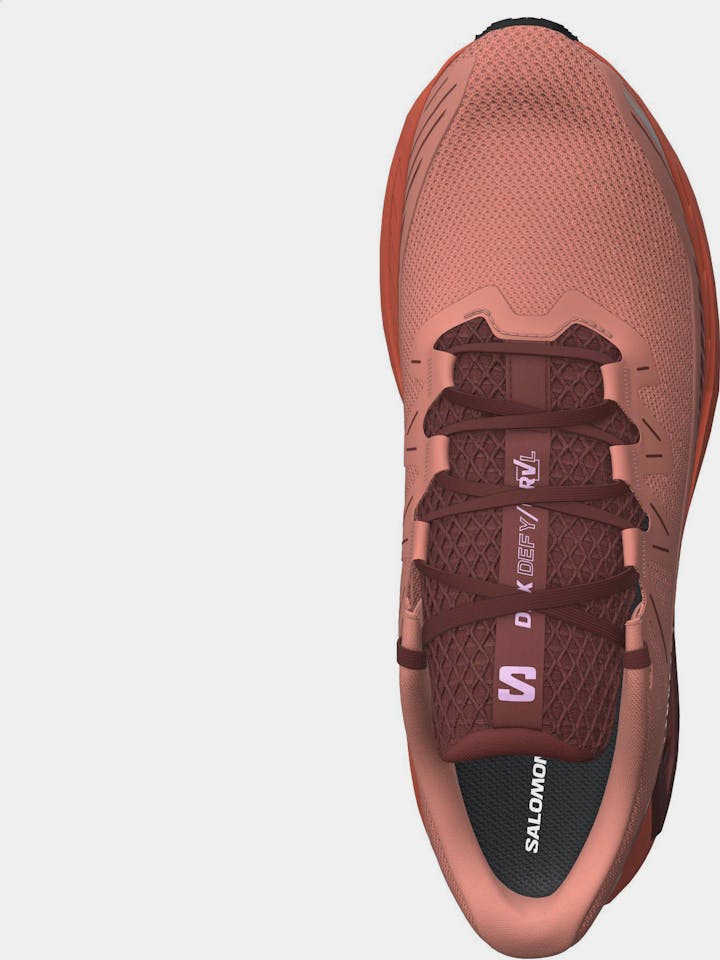Salomon Women's DRX Defy Gravel Vaaleanpunainen/Tummanpunainen 02