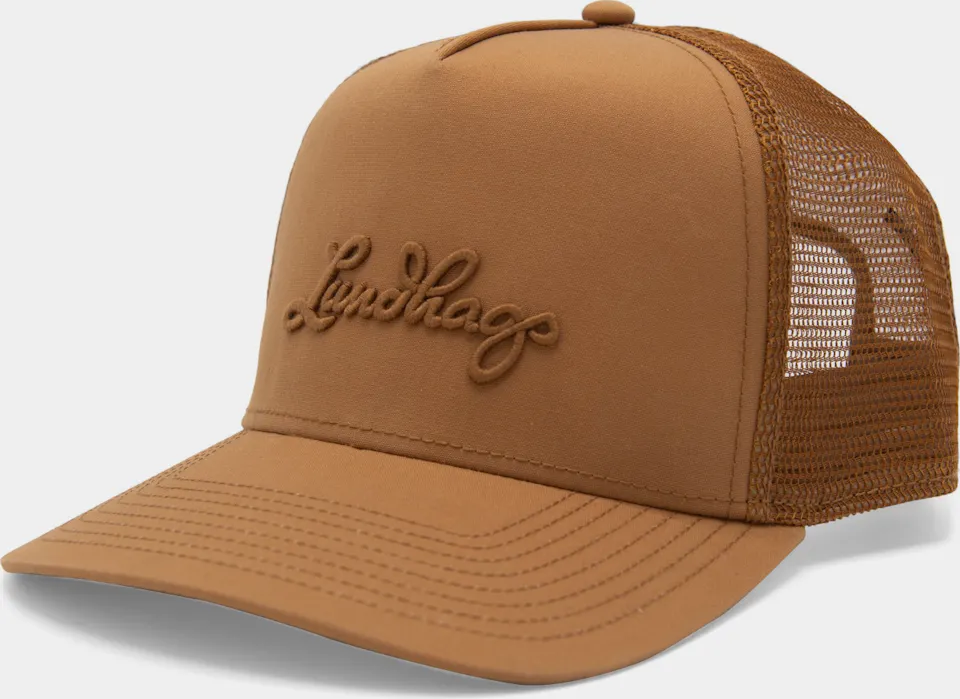 Lundhags Trucker Cap Dark Sand 01