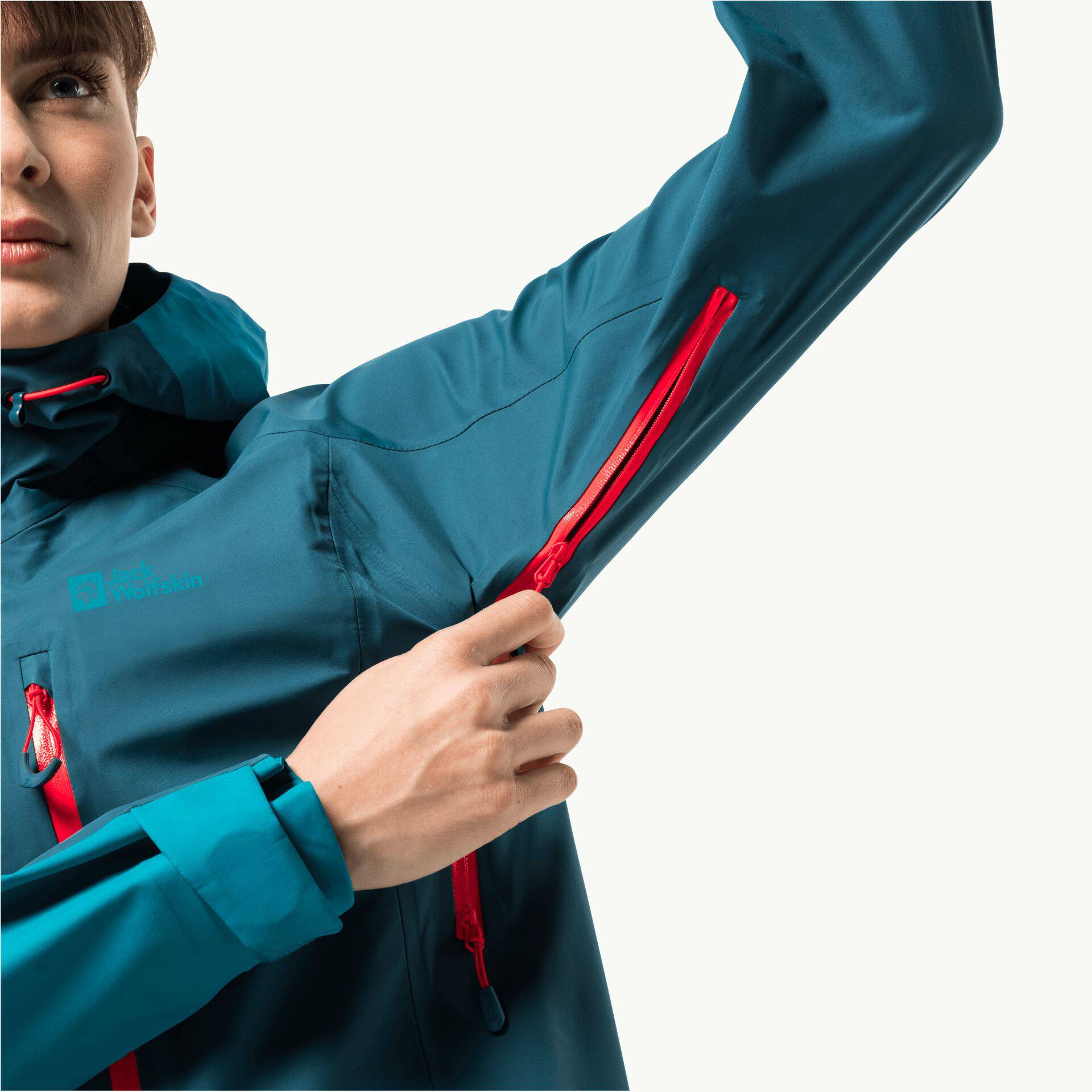 Jack Wolfskin Women's Alpspitze 3L Jacket Turkoosi 02