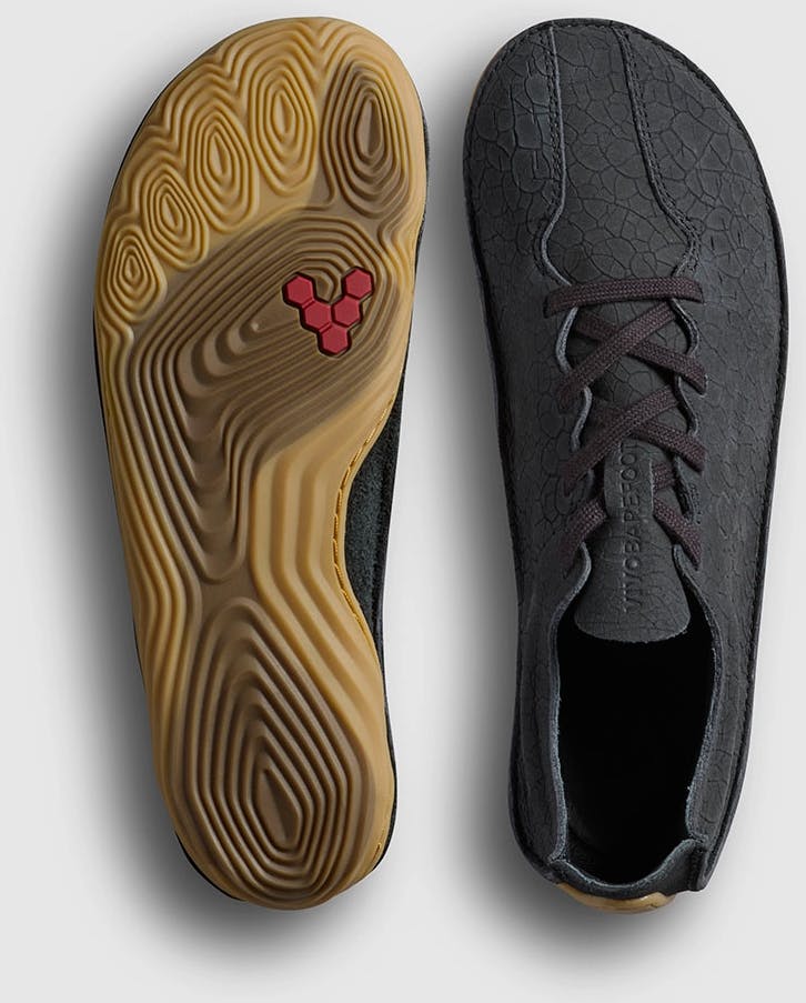 Vivobarefoot Men's Sensus Obsidian Cracked Leather 06