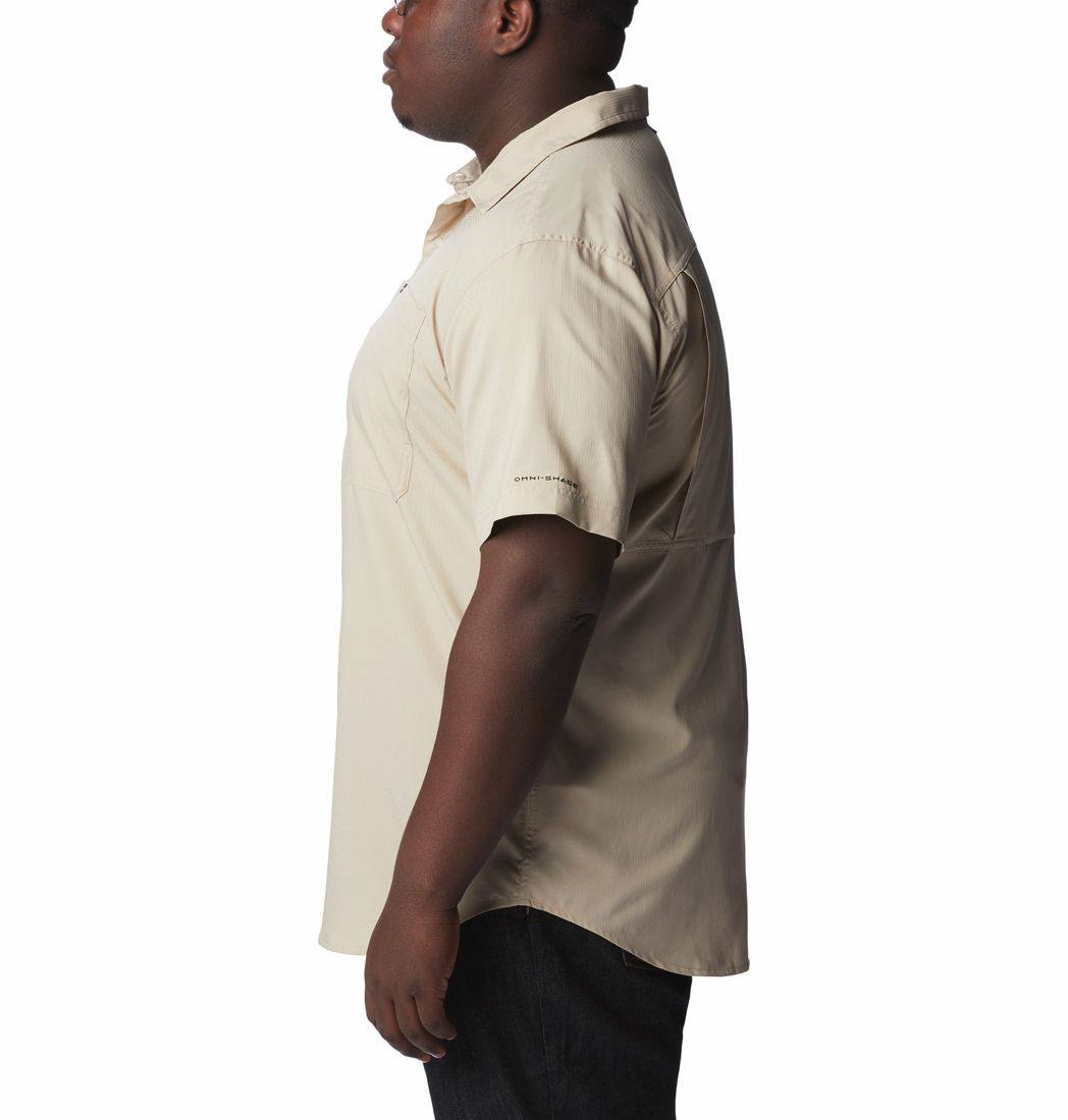 Columbia Men's Silver Ridge Utility Short Sleeve Big Fossil 02