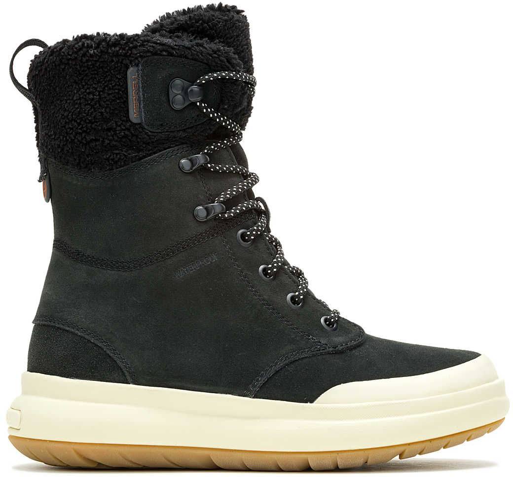 Merrell Women's Marquette Thermo Tall Zip - Naisten talvikengät Musta 02