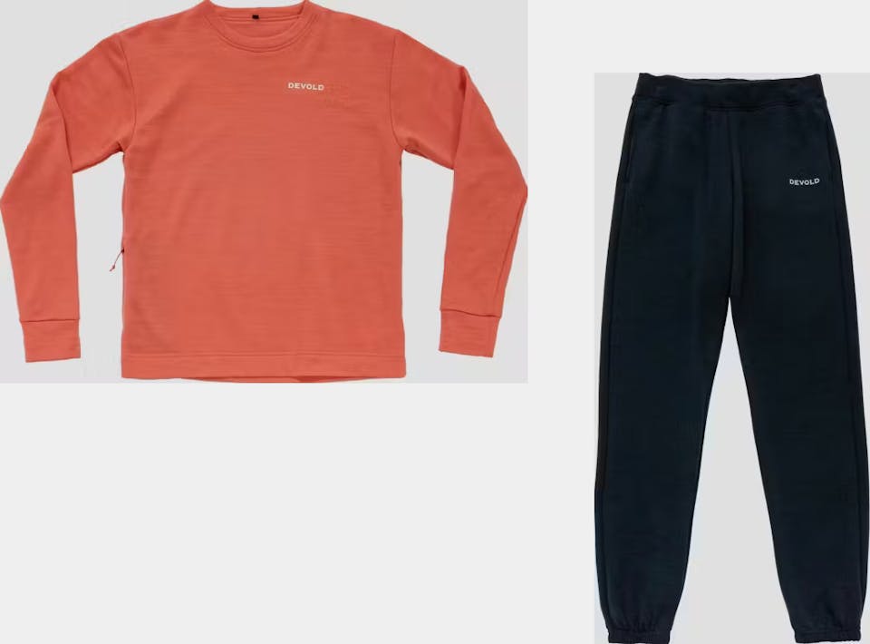 Devold Women's Everyday Pant ja Everyday Crew Ink 06