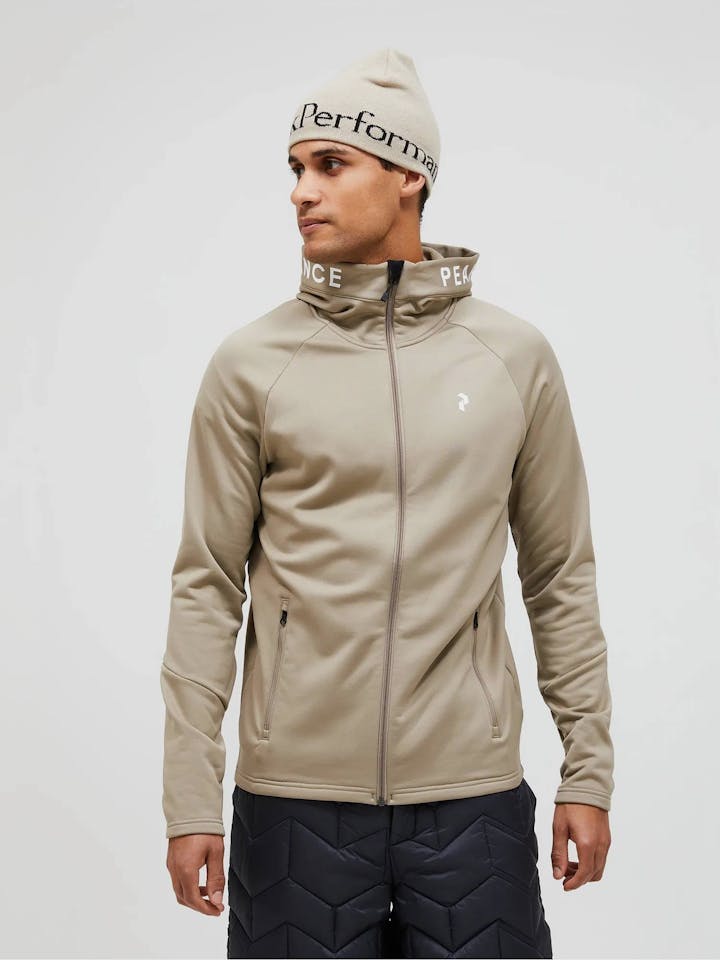 Peak Performance Men's Rider Zip Hood Avid Beige 05