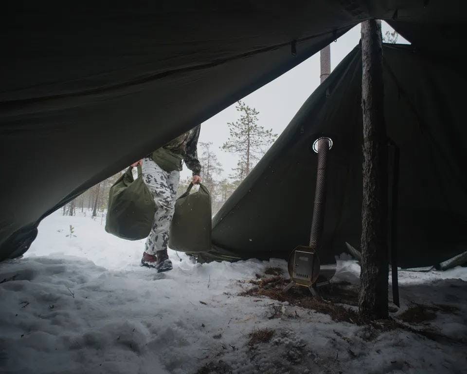 Savotta Rolltop Stuffsack, 500D, 80L Black 09