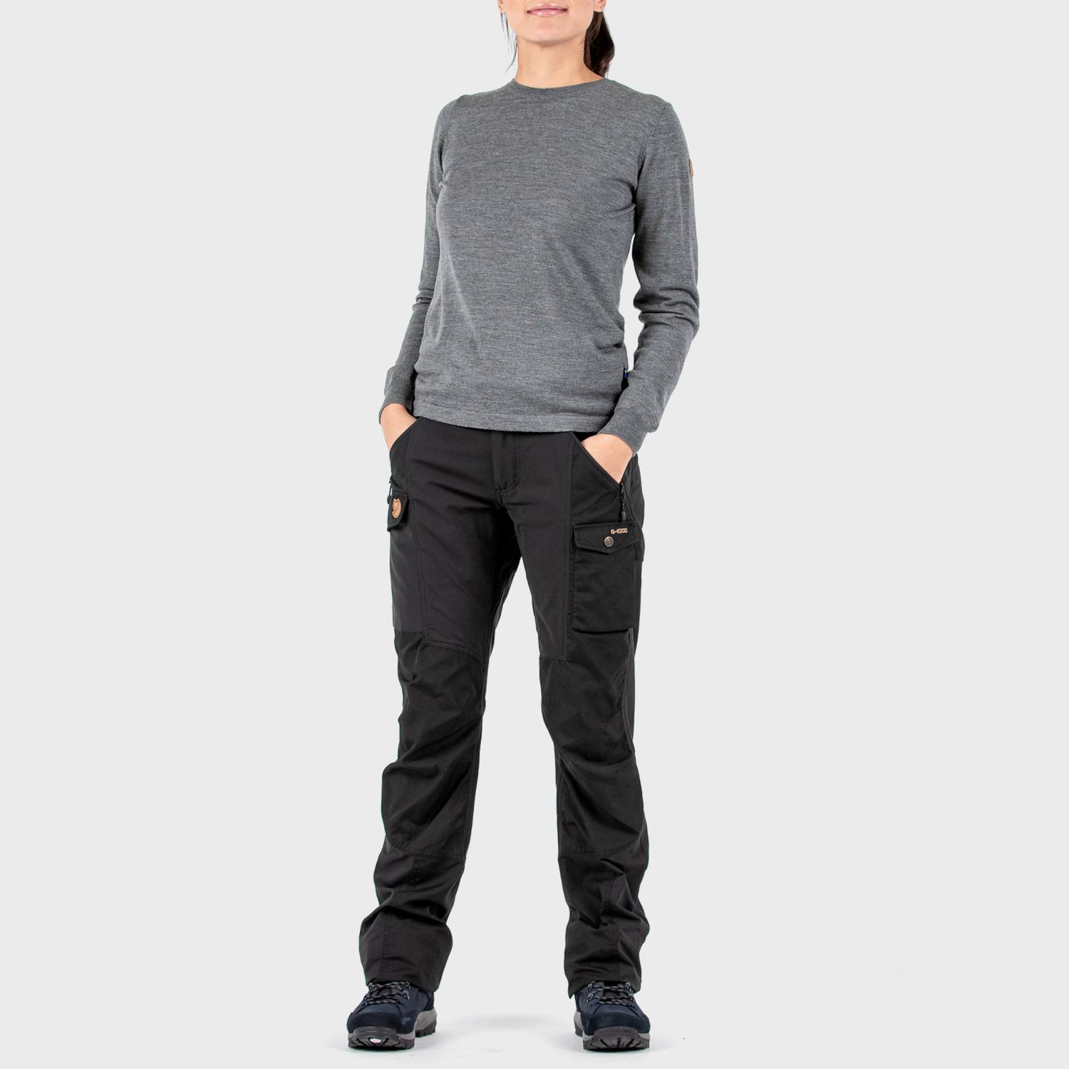 Fjällräven Nikka Trousers Curved Musta 05