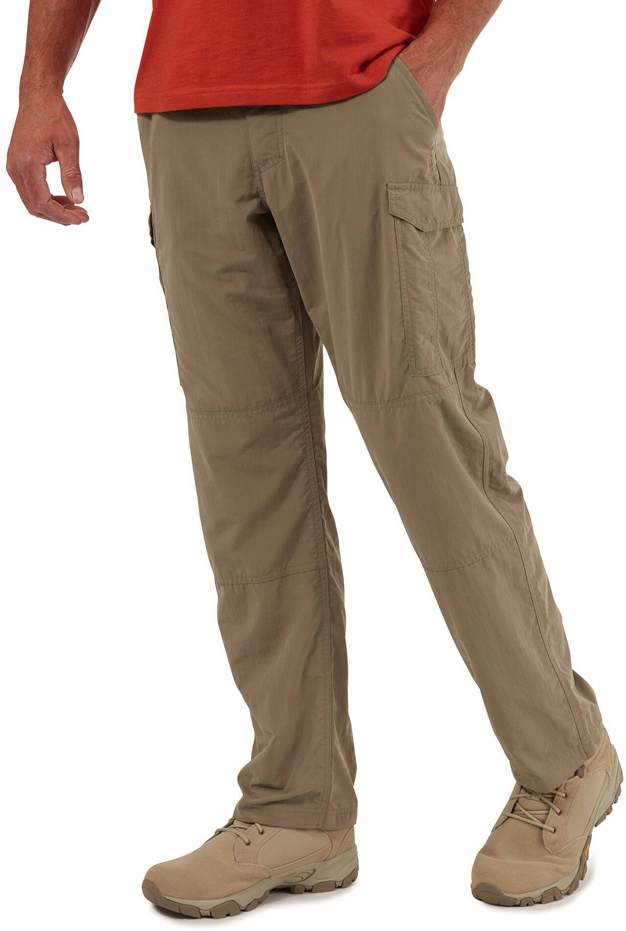 Short Craghoppers NosiLife Convertible Womens Walking Trousers Brown 