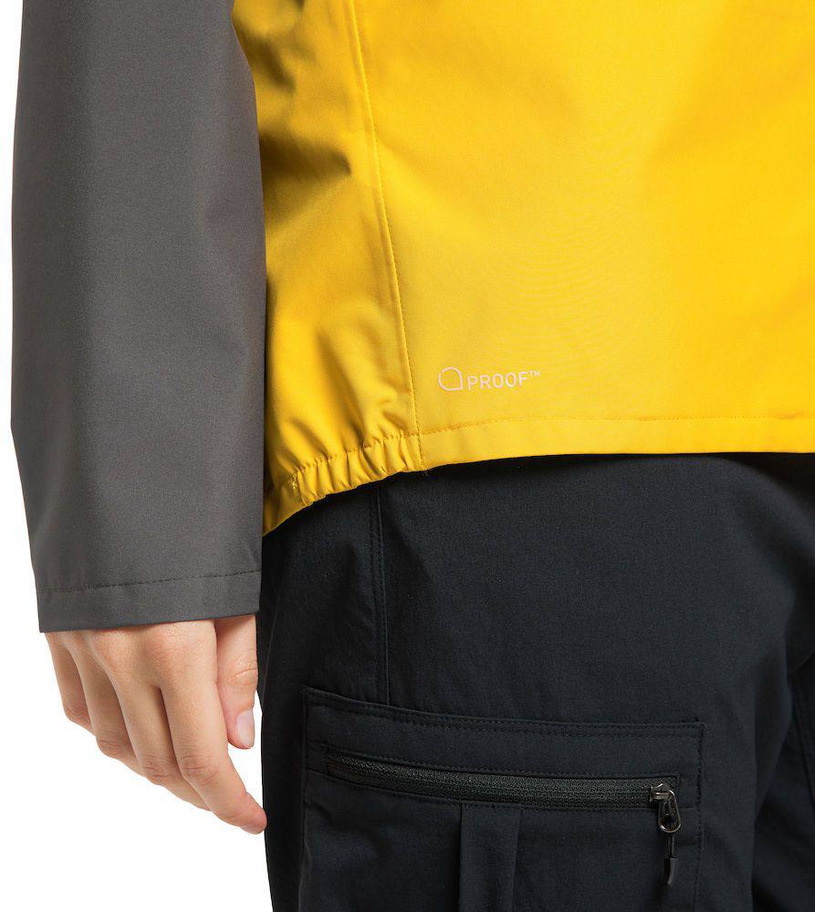 Haglöfs Spira Anorak Women Magnetite/Pumpkin Yellow 03
