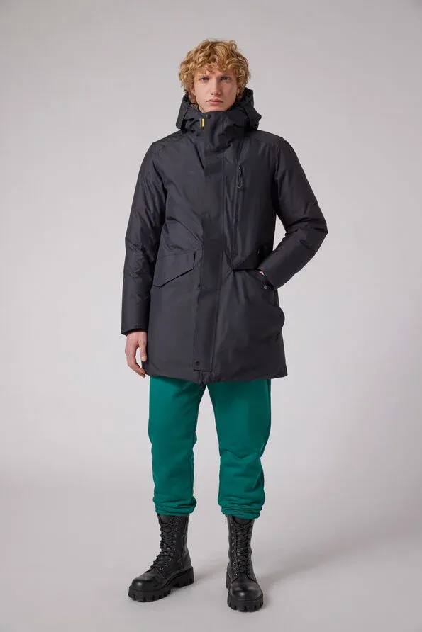 Parajumpers Men's Hayate - Miesten untuvatakki Musta 04