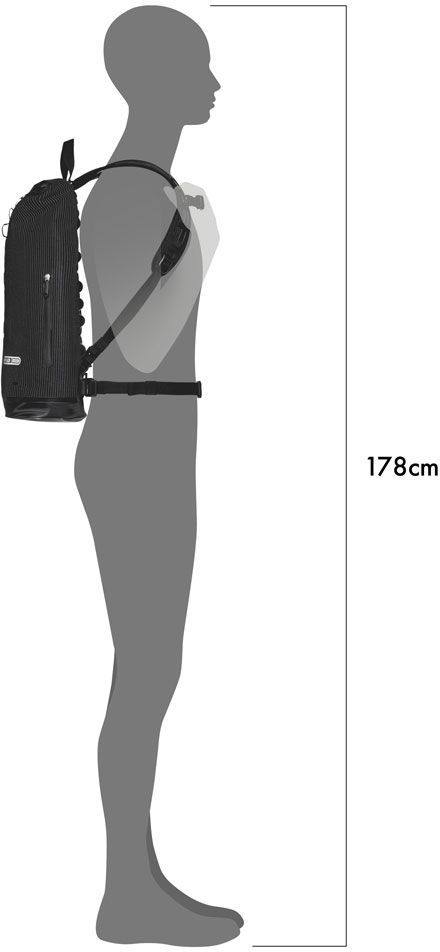 Ortlieb Commuter Daypack High Visibility Black 06