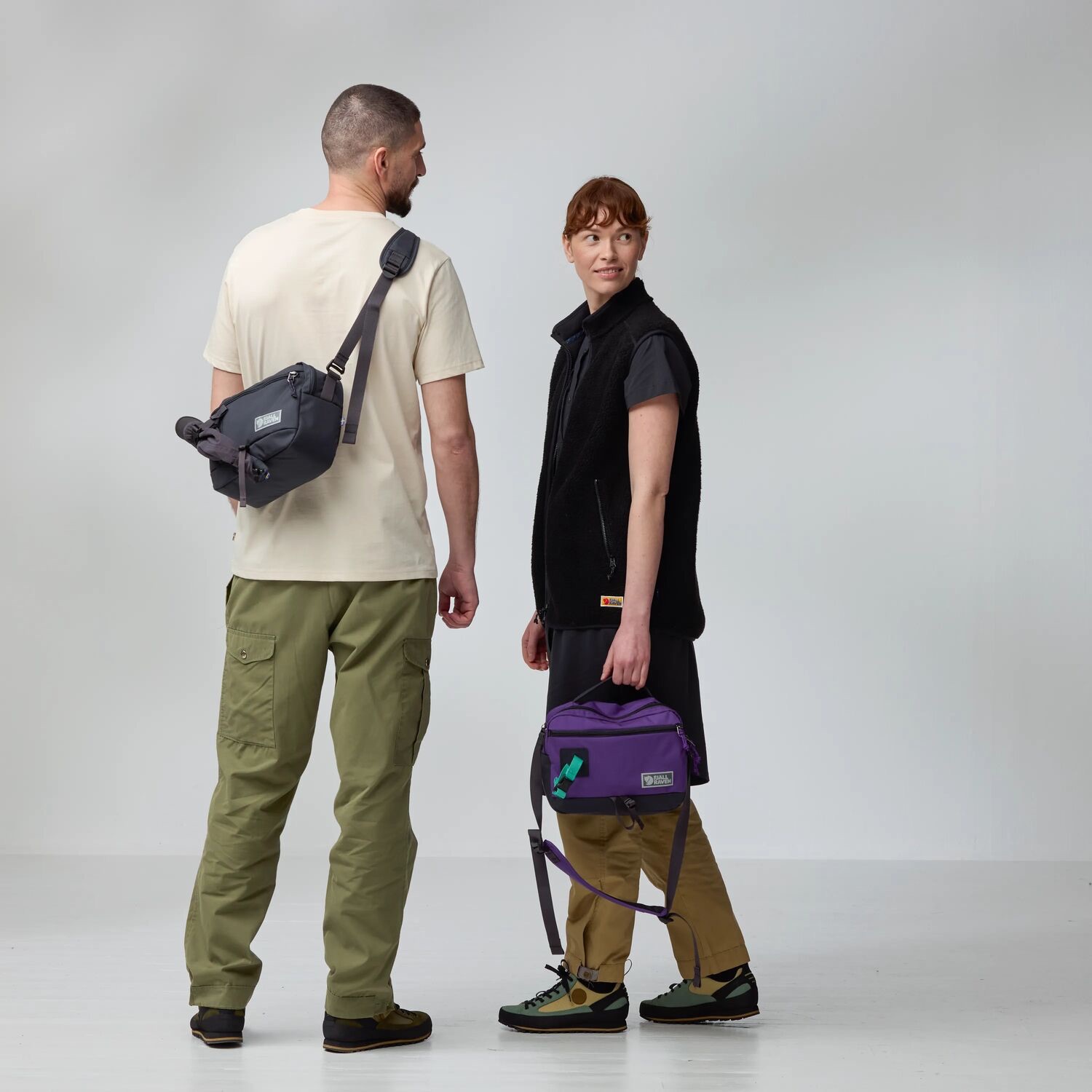 Fjällräven Vardag Shoulder Bag 6 Violette-Coal Black 16