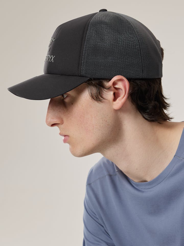 Arc'teryx Bird Word Trucker Musta 04