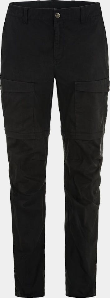 Fjällräven Women's Abisko Hybrid Trail Zipoff Trousers Musta 01
