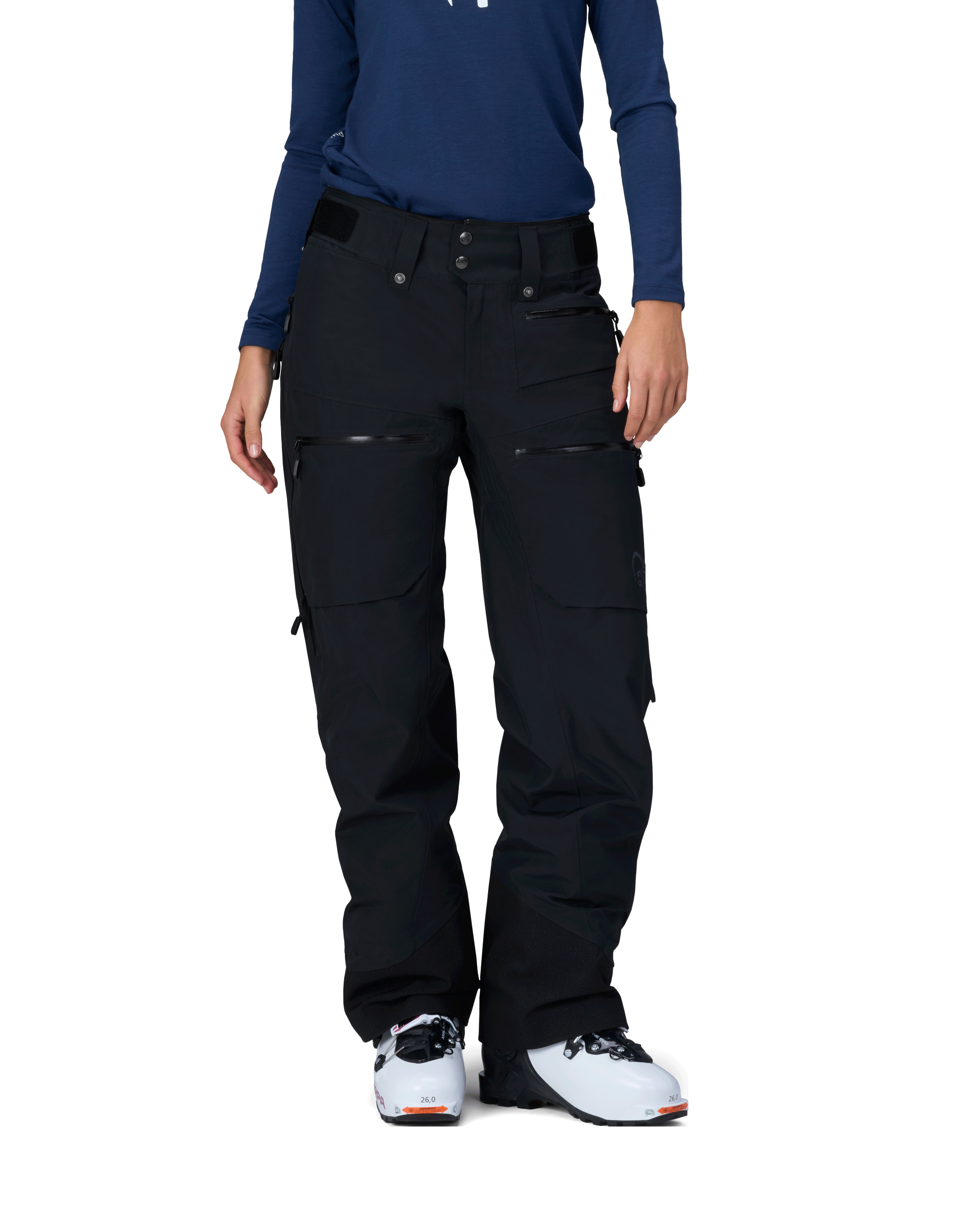Norrøna Women's Lofoten GTX Insulated Pants Caviar 03