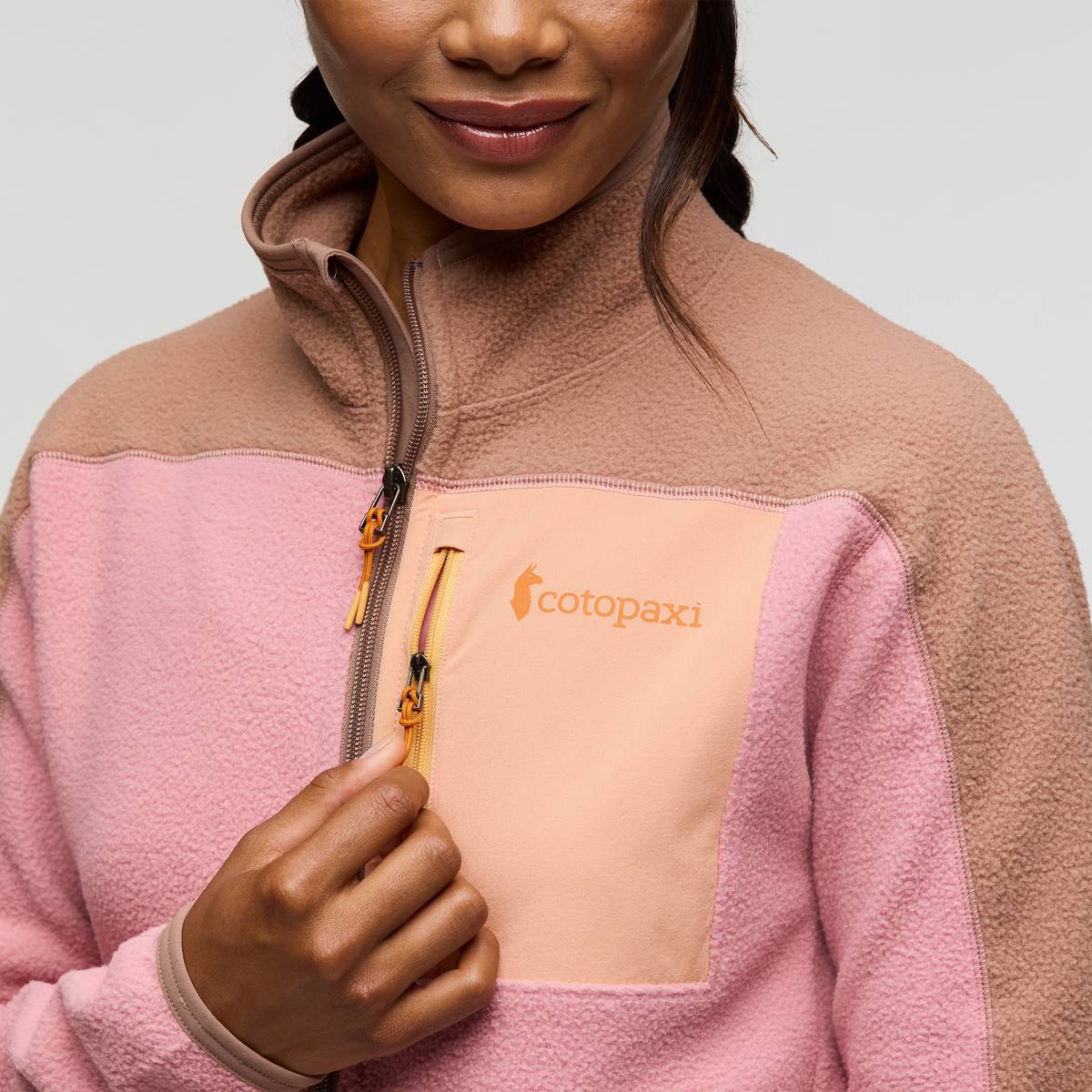 Cotopaxi Women's Abrazo Fleece Full-Zip Jacket Reishi And Rose 07