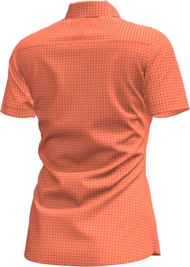 Halti Women's Kota SS Check Shirt Nectarine Print 02