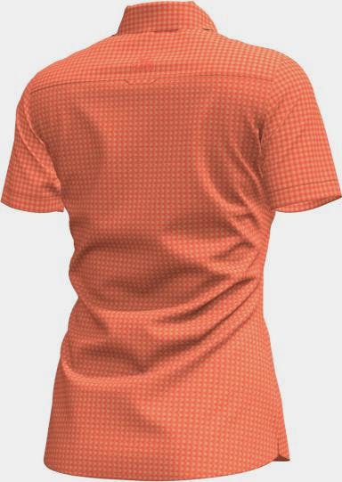 Halti Women's Kota SS Check Shirt Nectarine Print 02