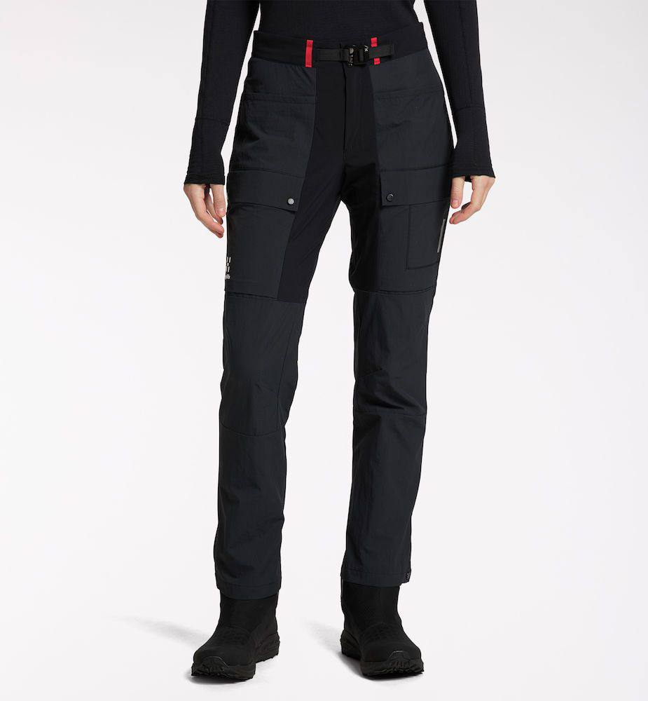 Haglöfs Women's L.I.M ZT Pant Musta / Punainen 03