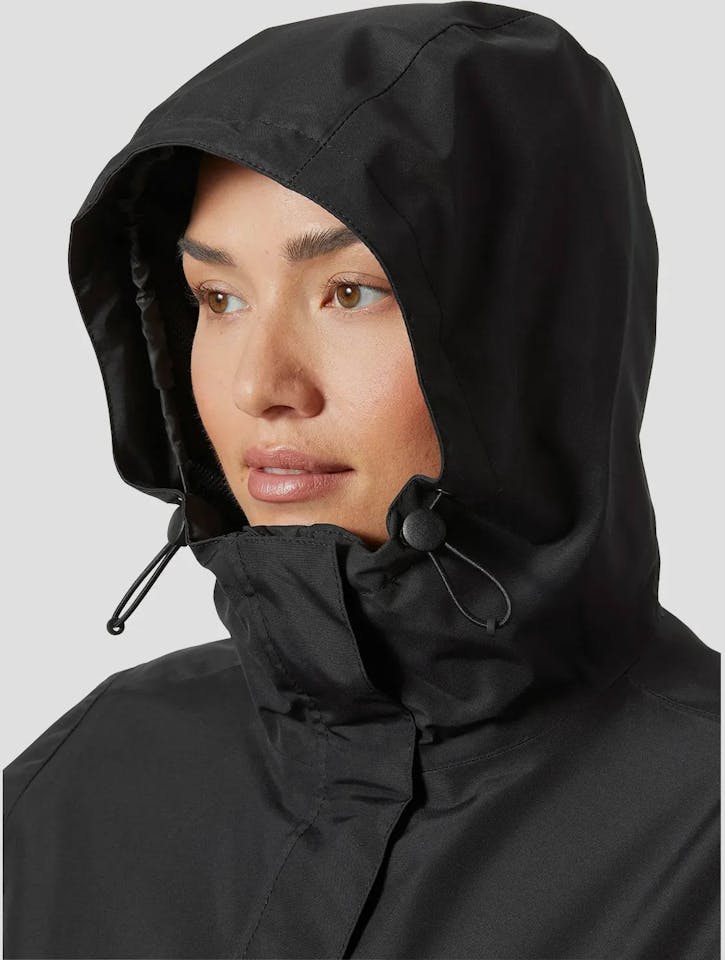 Helly Hansen Women's ACT Voyage Ocean Bound Raincoat Musta 06