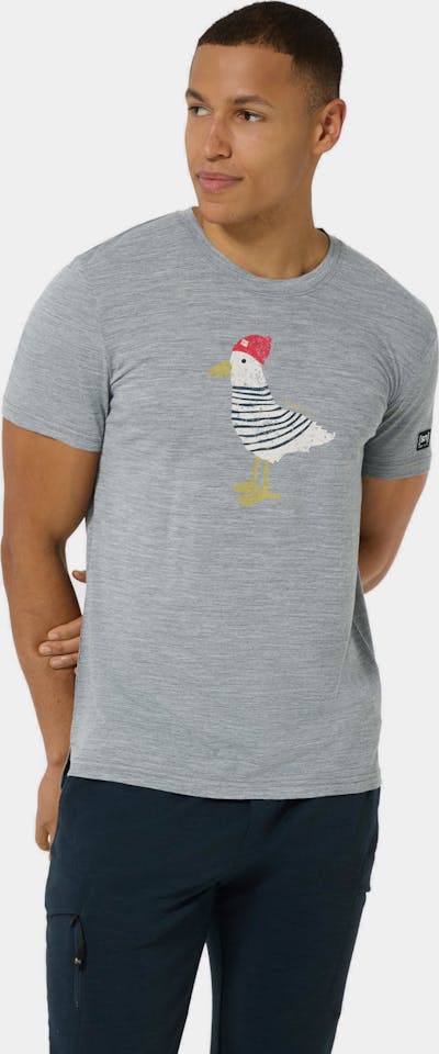 Supernatural Men's Johnny Tee Vaaleanharmaa 01