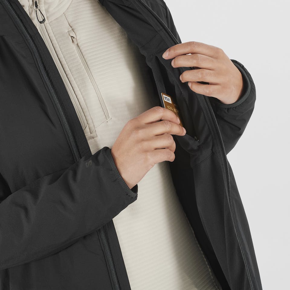 Salomon Women's Mountain Flex Hood Black 09