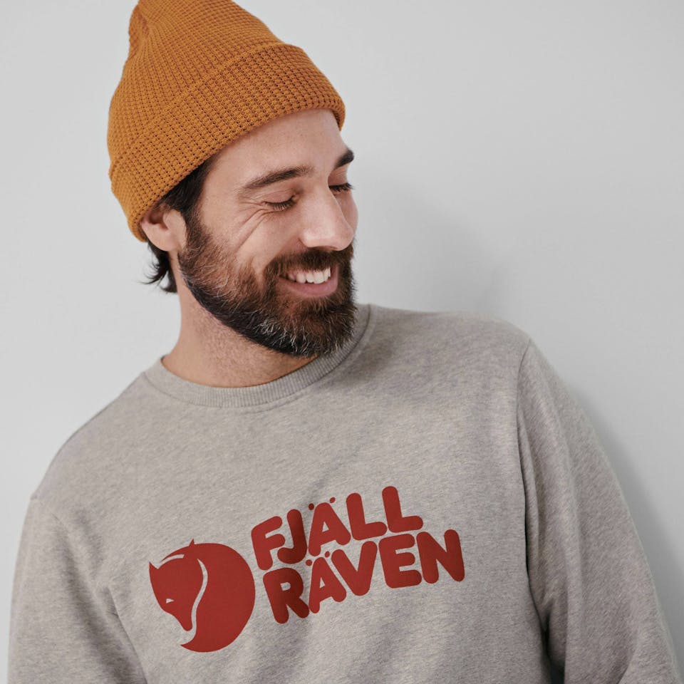 Fjällräven Logo Sweater ja Vardag 16 Terracotta 15