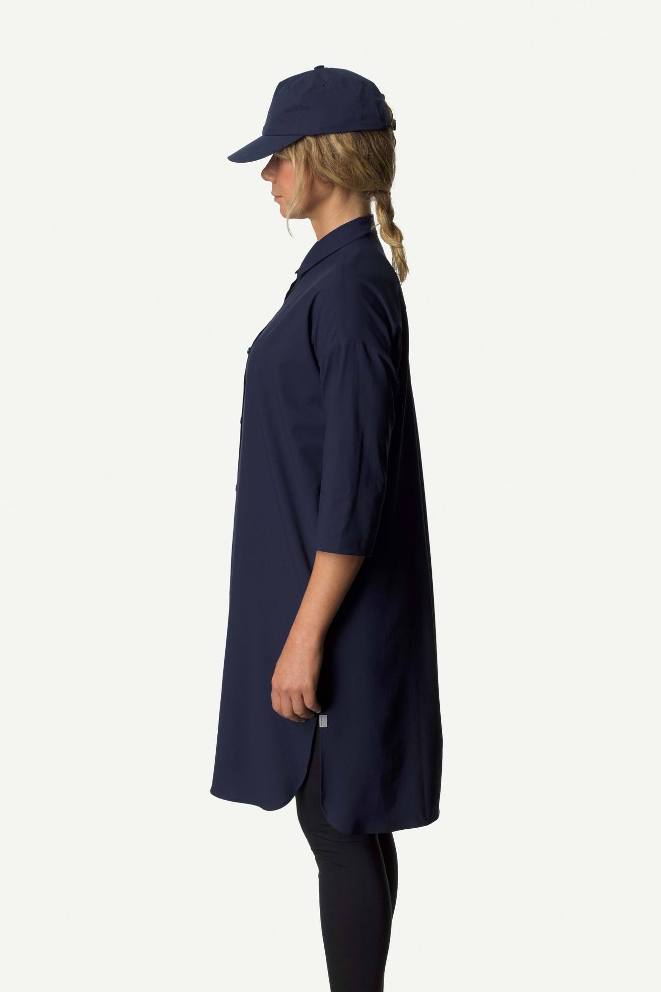 Houdini Women's Route Shirt Dress Blue Illusion 04