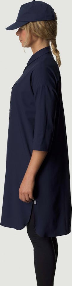 Houdini Women's Route Shirt Dress Blue Illusion 04