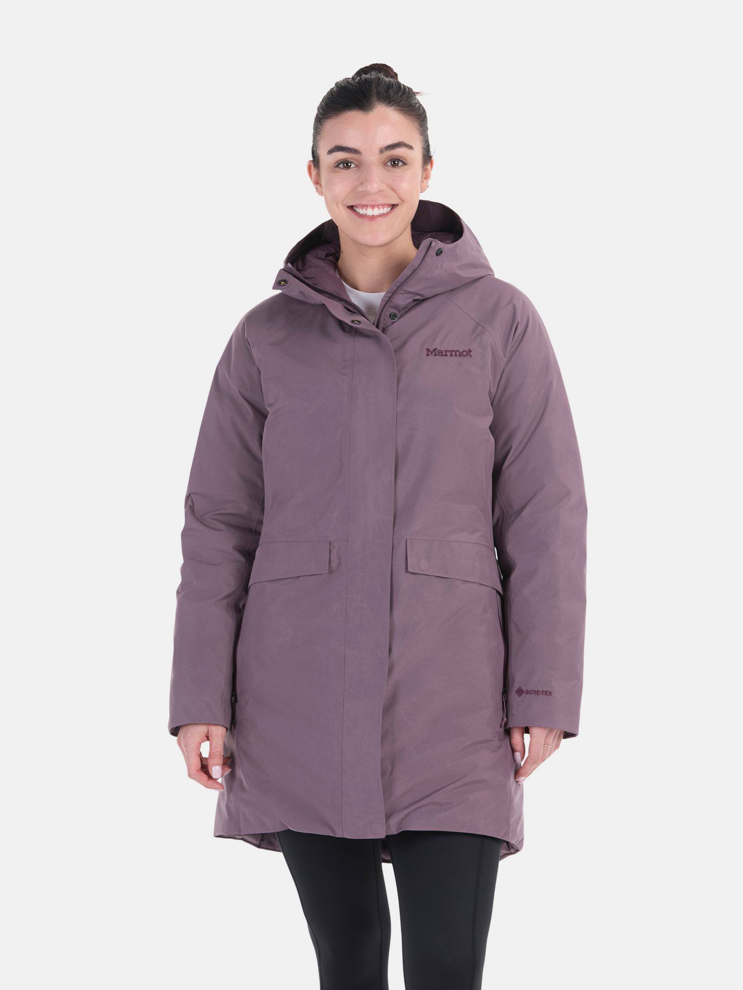 Marmot Women's Oslo GTX Jacket - Naisten vedenpitävä untuvatakki Purple 02