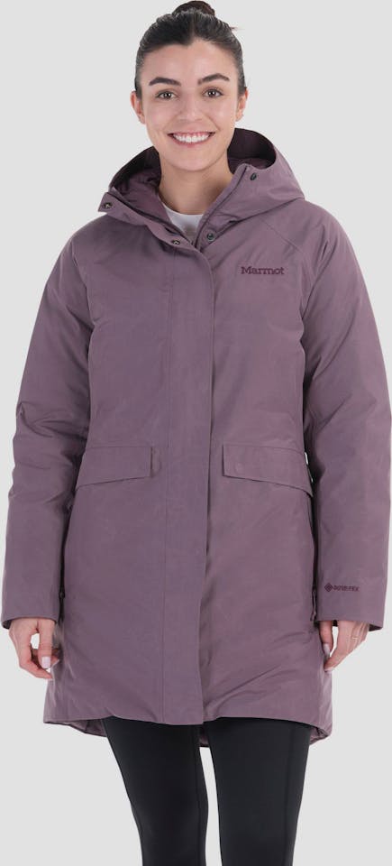 Marmot Women's Oslo GTX Jacket - Naisten vedenpitävä untuvatakki Purple 02