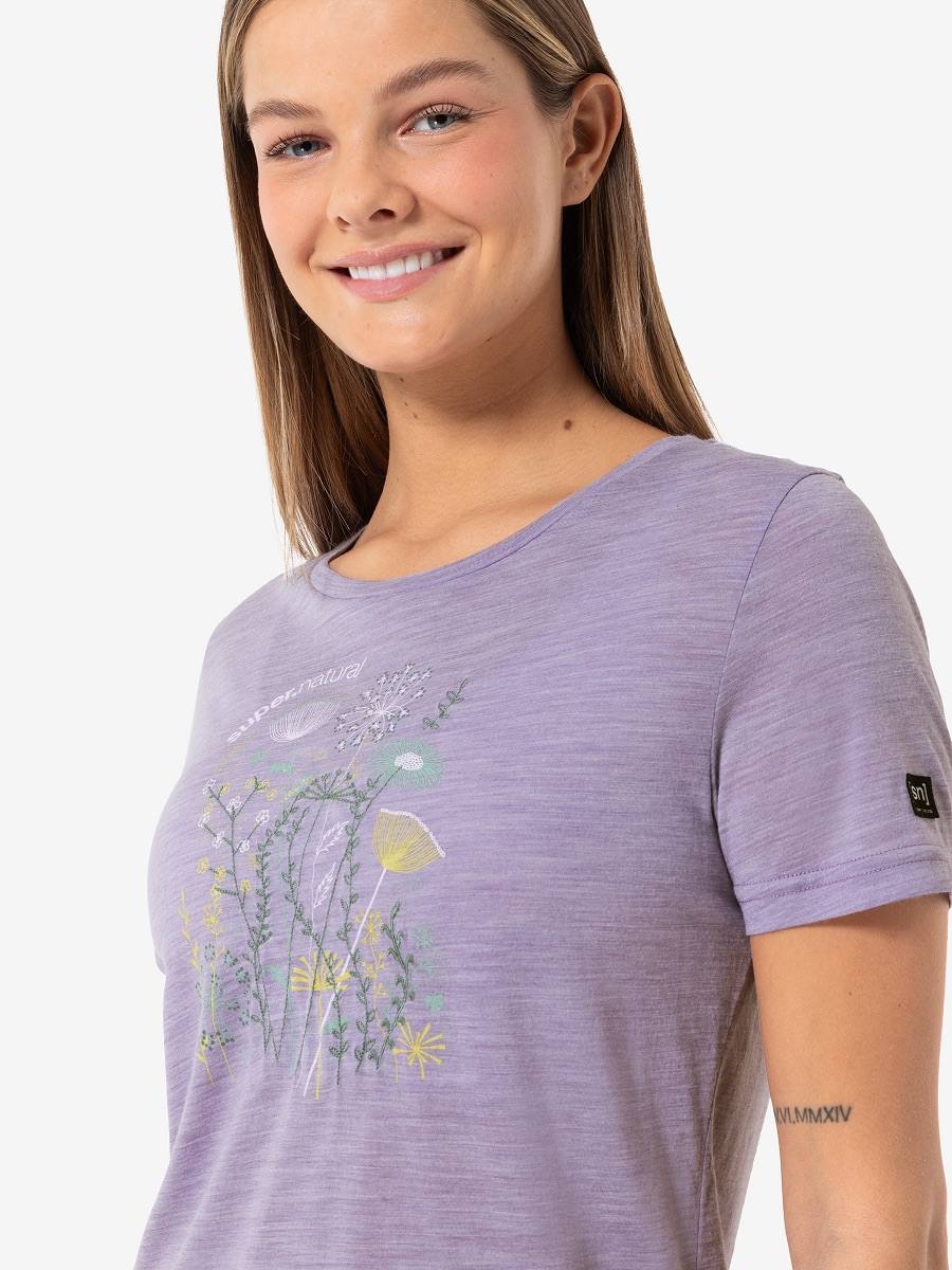 Supernatural Women's Rock Flowers Tee Candy 05