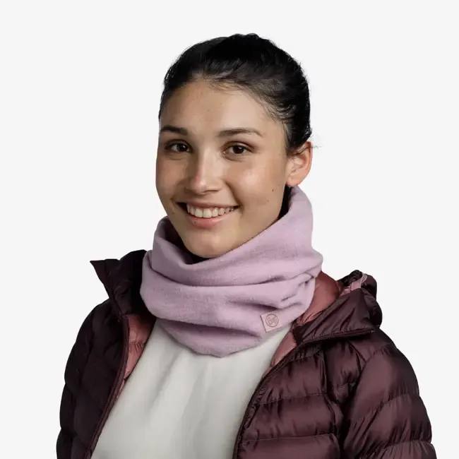 Buff Merino Fleece Lilac Sand  03