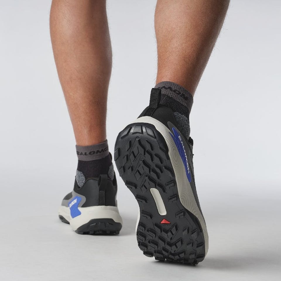 Salomon Men's Genesis GTX Black/Lunar Rock/French Blue 03