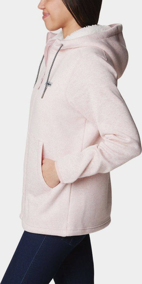 Columbia Women's Sweater Weather Sherpa Full Zip Pink 02