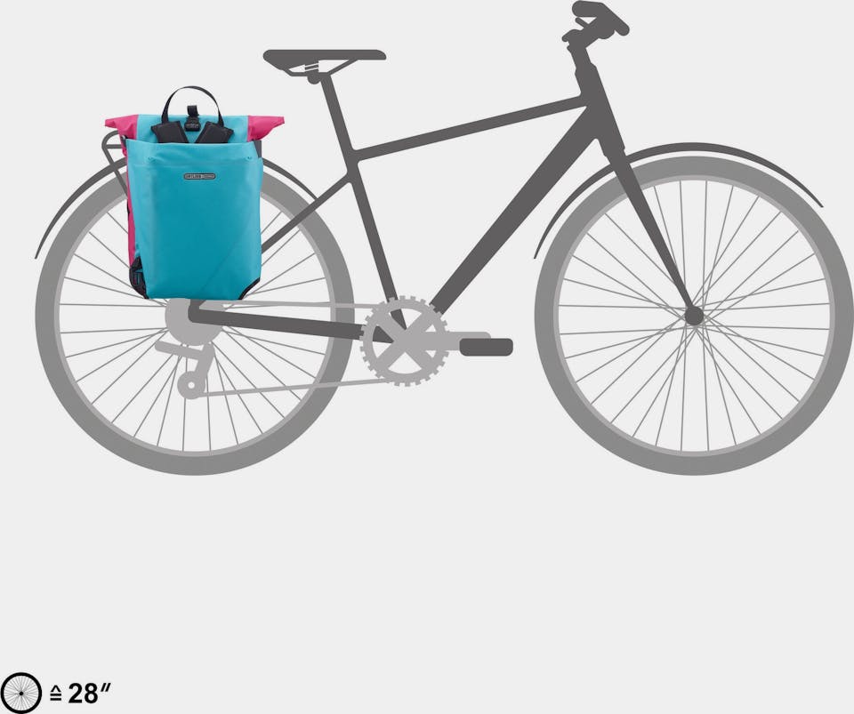 Ortlieb Vario Cyber 26L Sininen / Pinkki 15