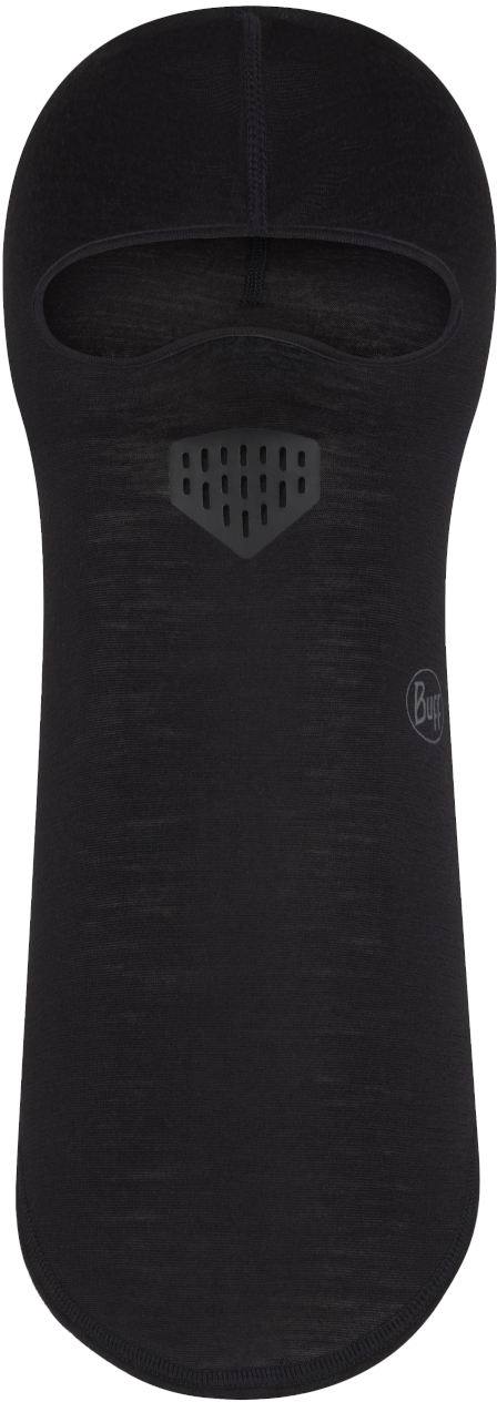 Buff Lightweight Merino Balaclava Black Solid  03