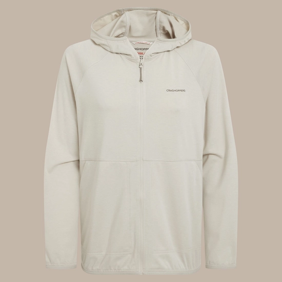 Craghoppers Women's NosiLife Aya Hood Jacket Oyster 05