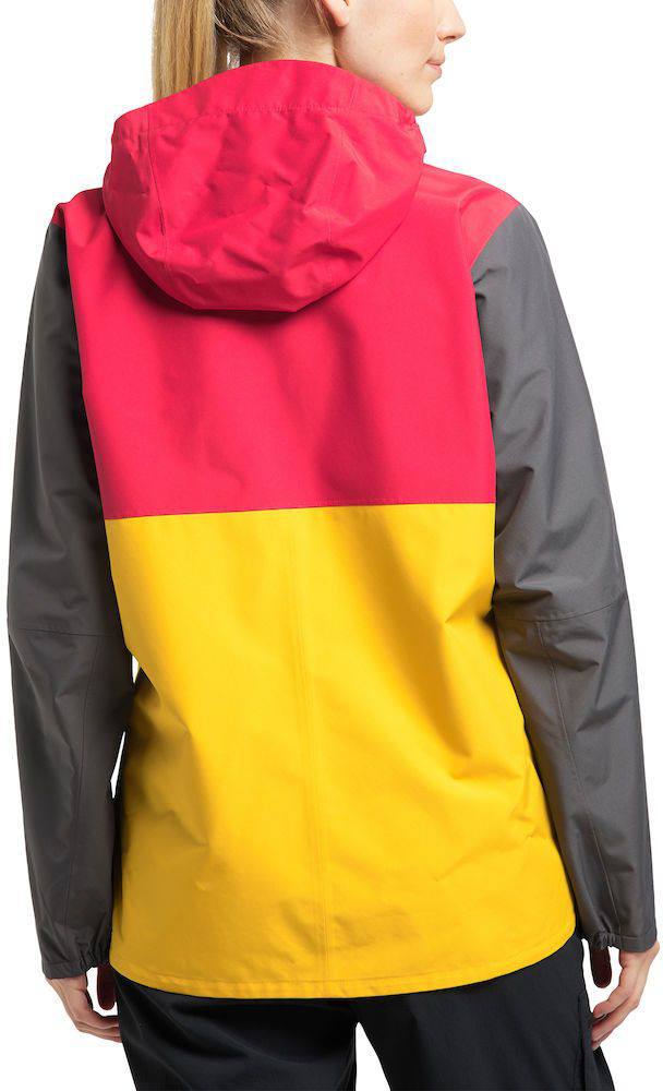 Haglöfs Spira Anorak Women Magnetite/Pumpkin Yellow 06