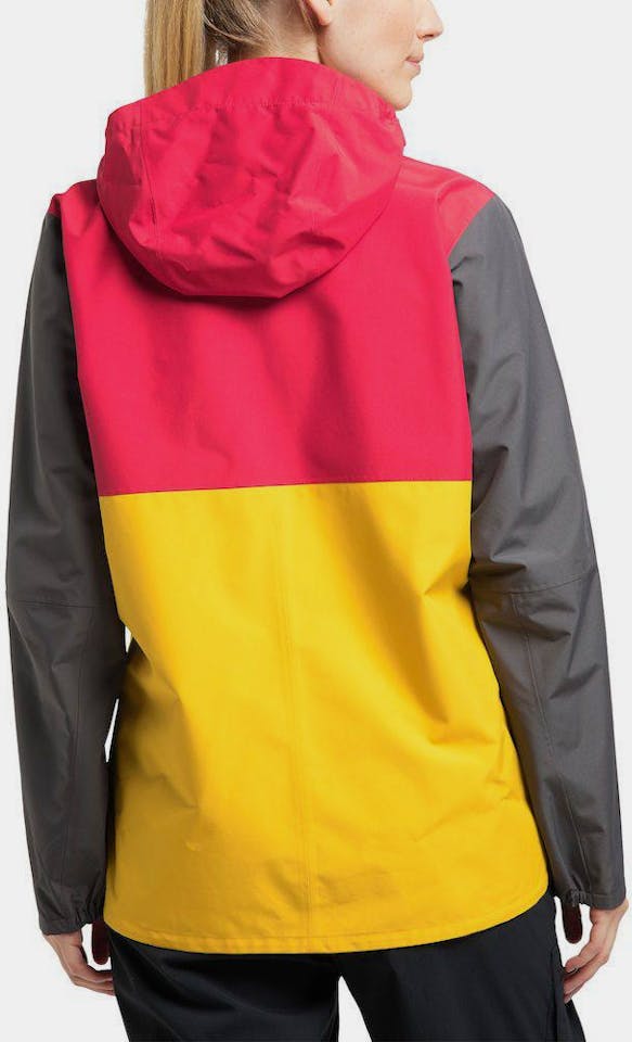 Haglöfs Spira Anorak Women Magnetite/Pumpkin Yellow 06