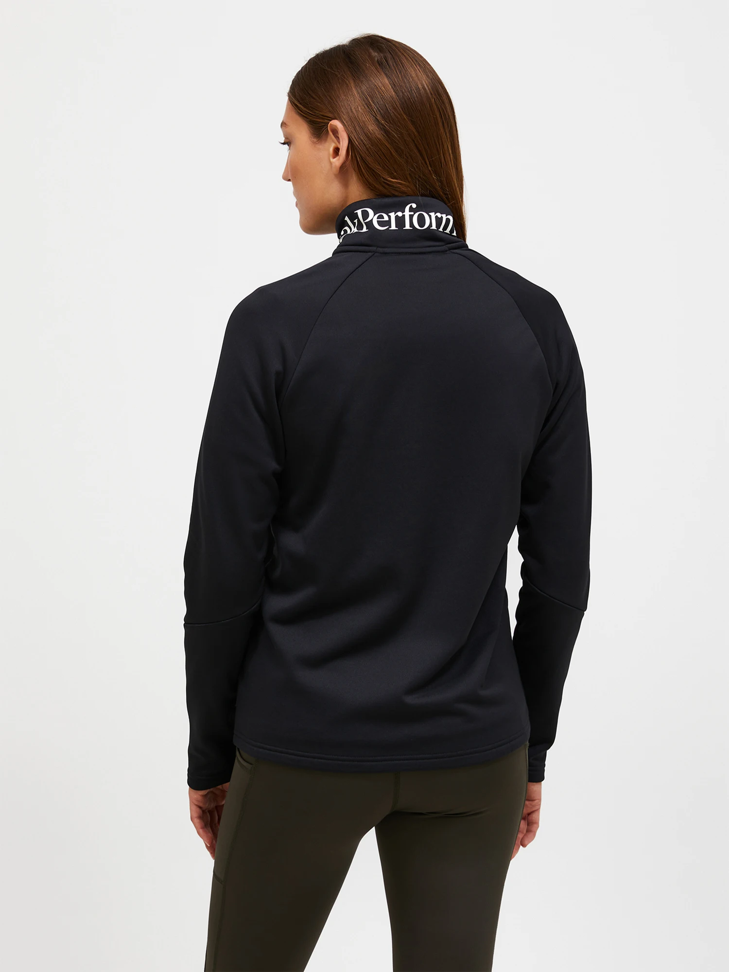 Peak Performance Women's Rider Essentials Midlayer Zip Black 02