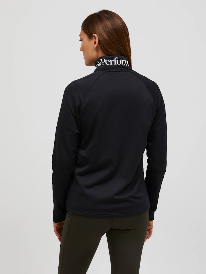 Peak Performance Women's Rider Essentials Midlayer Zip Black 02