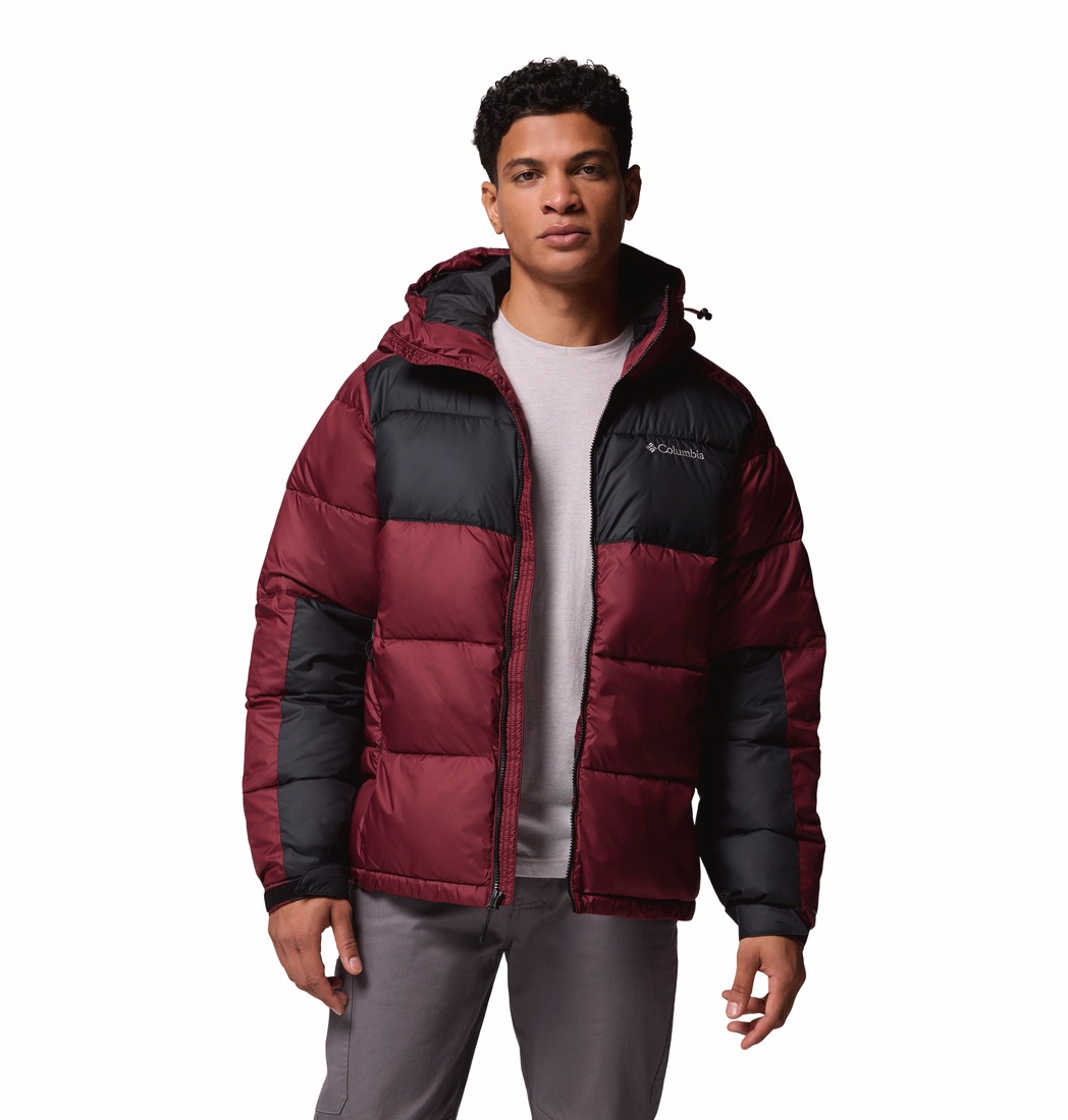 Columbia Men's Pike Lake II Hooded Jacket - Miesten talvitakki Mountain Red 02
