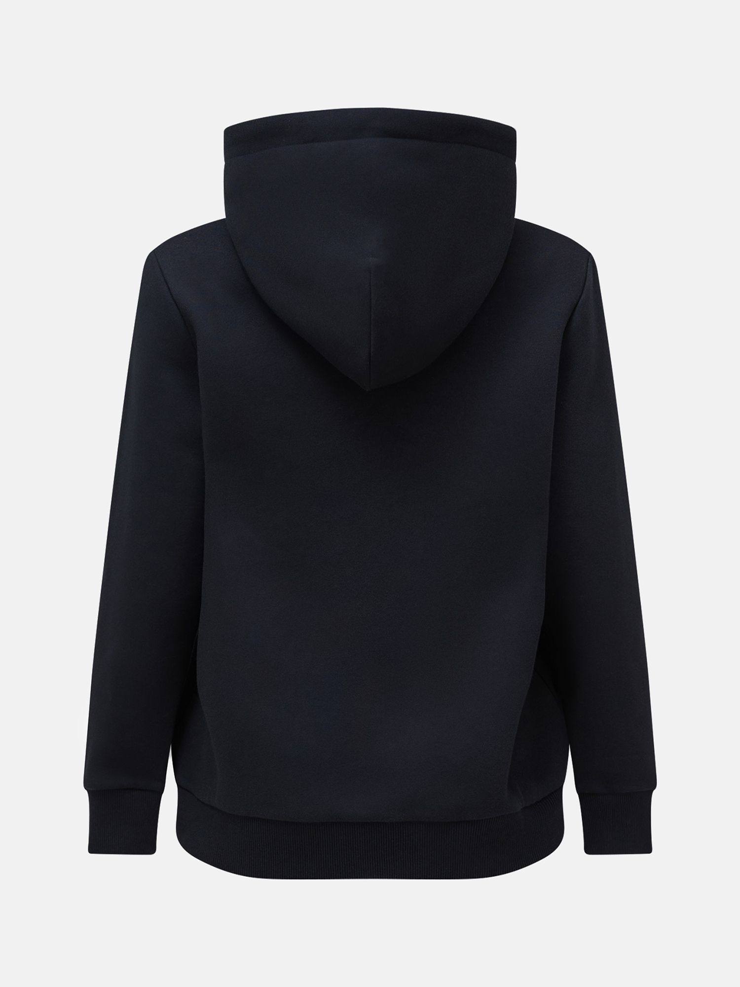 Peak Performance Women's Original Small Logo Zip Hood Black 03