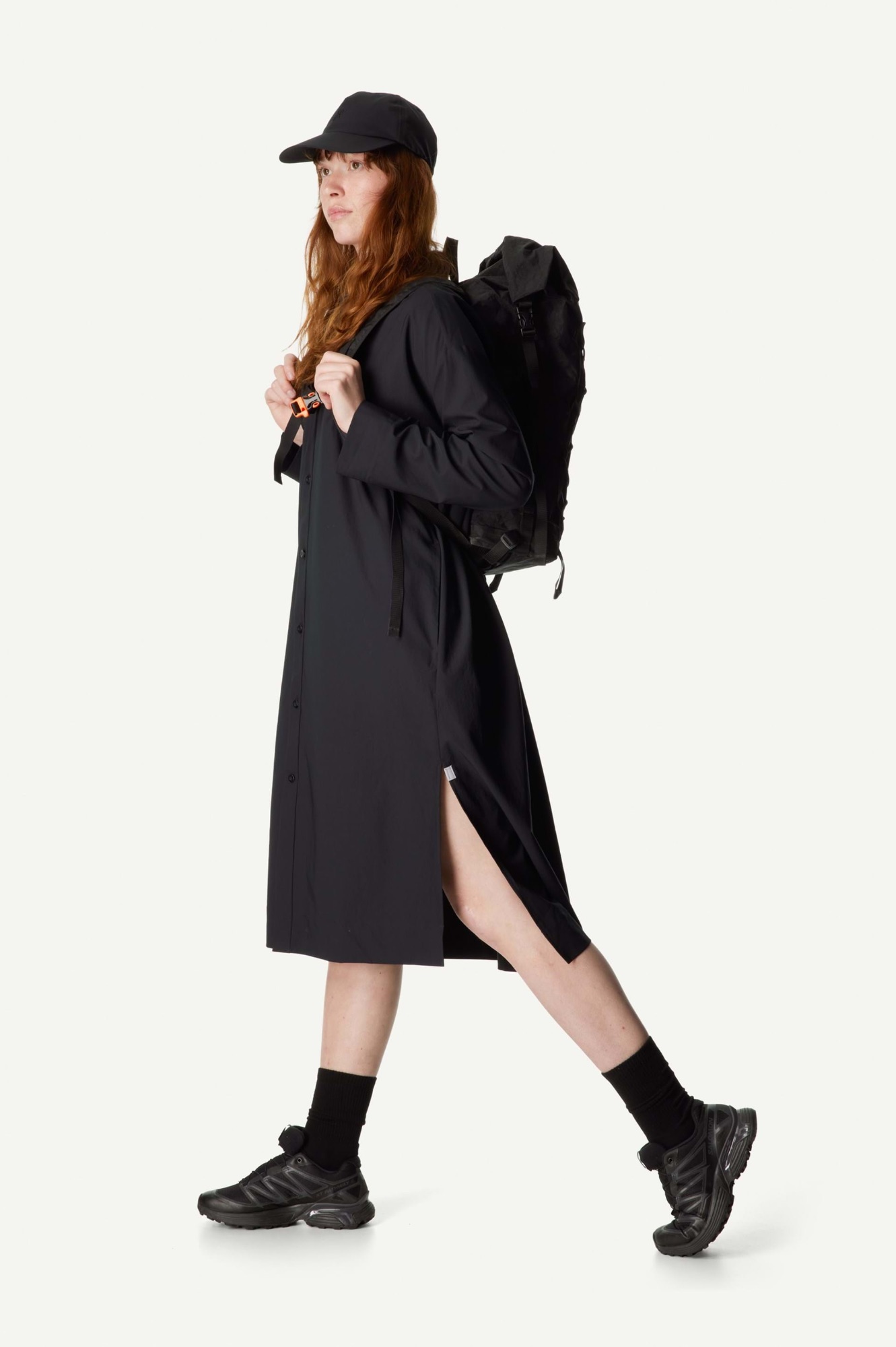 Houdini Women's Route II Shirt Dress Black 05