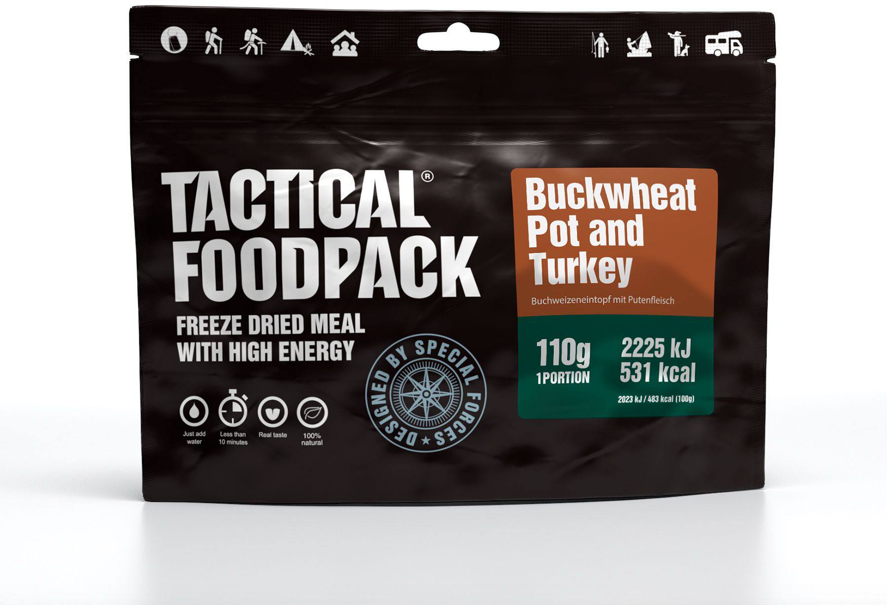 Tactical Foodpack Buckwheat Pot And Turkey