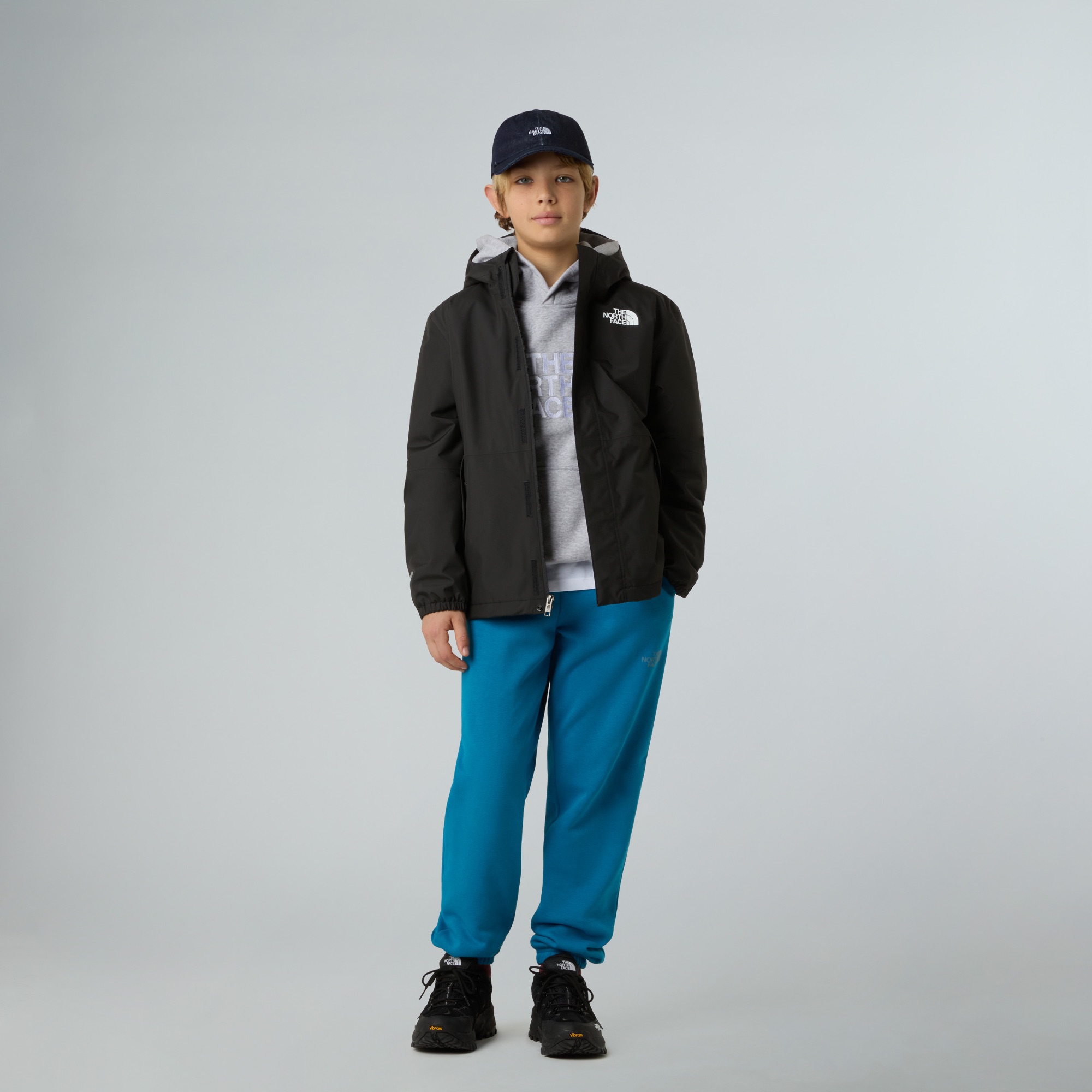 The North Face Boys Warm Antora Rain Jacket Black 02