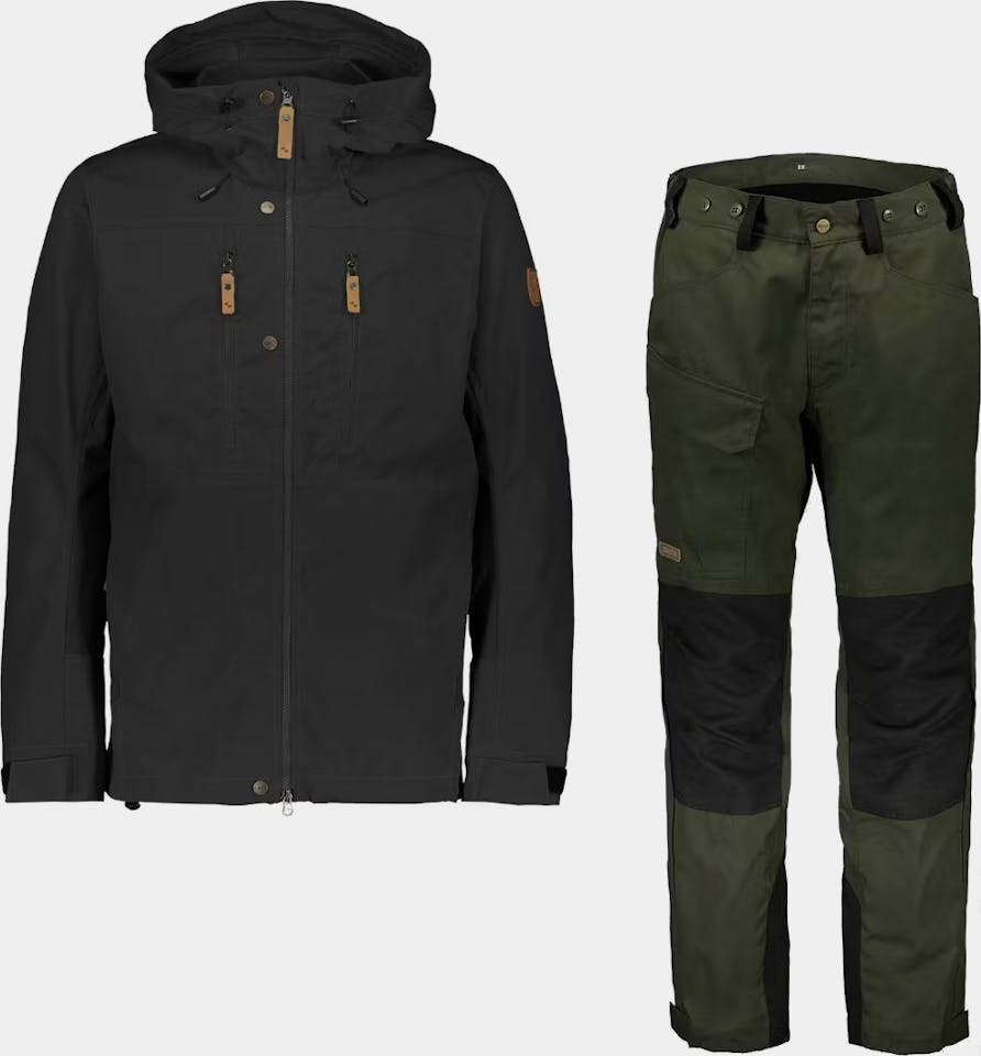 Sasta Men's Hossa Jacket & Jero Pants Musta 01