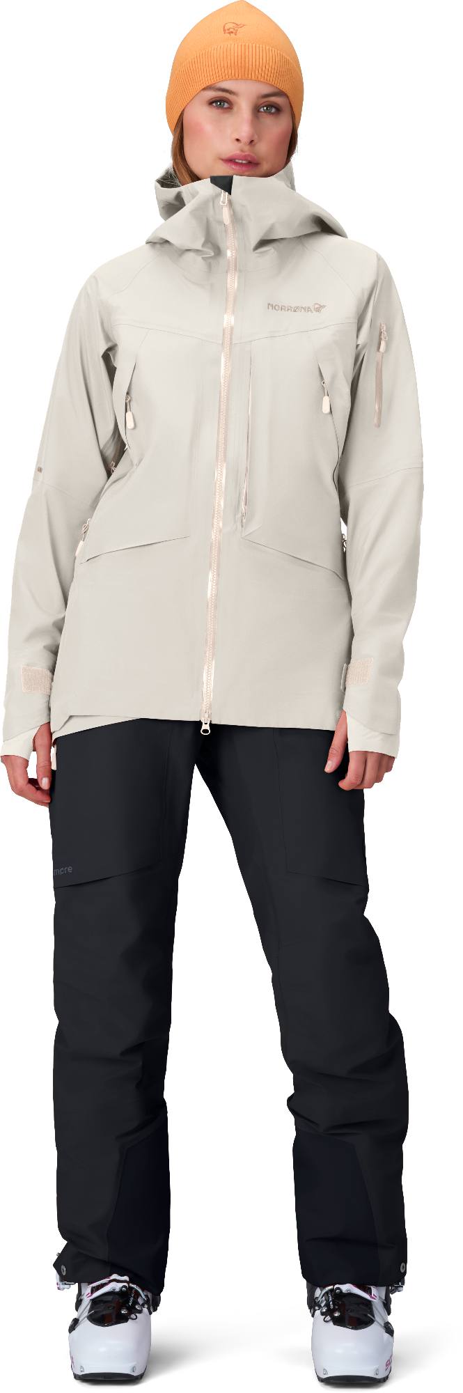 Norrøna Women's Møre GTX Jacket Oatmeal 04
