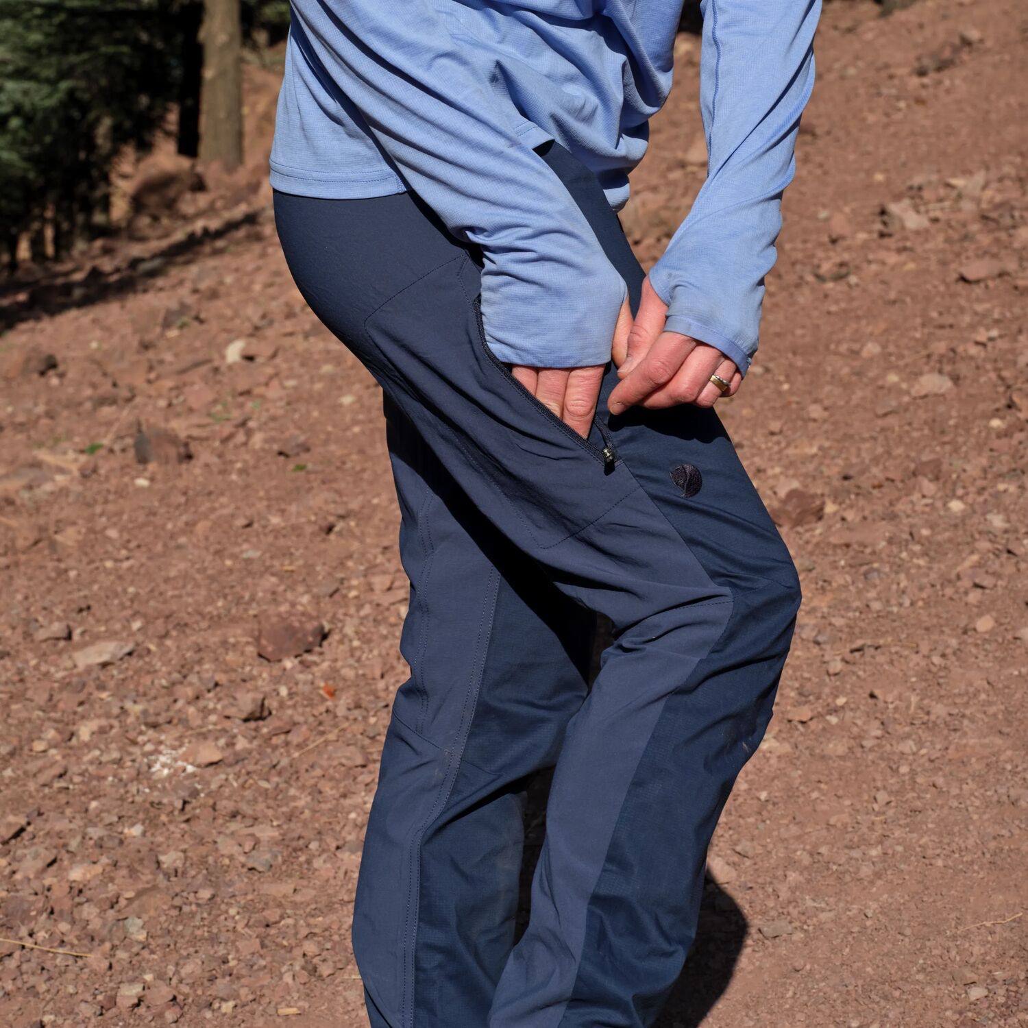 Fjällräven Women's Hoja Hybrid Trousers Musta 03